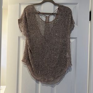 Sequined & Beaded Blouse